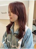 チェリーピンク/似合わせカット/千葉美容室