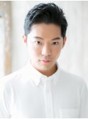 アップバングでビジネス好感度大!ツーブロックショートf戸田公園