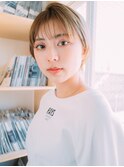 襟足グラデーションショートレイヤー