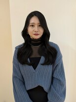 ヘアカロン 熊本下通店(Hair CALON)&nbsp;韓国ヘア/くびれヘア/顔まわりレイヤー/暗髪カラー