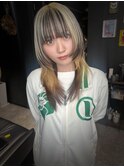デザインカラーハッシュカット