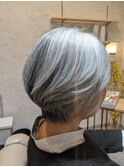 丸みショートスタイル　30代、40代、50代、60代