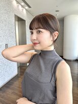 ザック ヴィ(ZACC  vie)&nbsp;お顔周りカット/ヘーゼルベージュ/ボブ