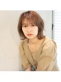 切りっぱなし/外ハネ大人ボブ 荻原圭介
