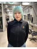 ミントカラー　ブリーチカラー　ハイトーン　ペールカラー