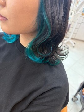 髪技空間アノン(anon) インナーカラー