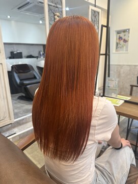 ビズヘアー グランバース(bisou hair grandbase) オレンジカラー