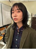 抜け感のあるミディアムレイヤー♪