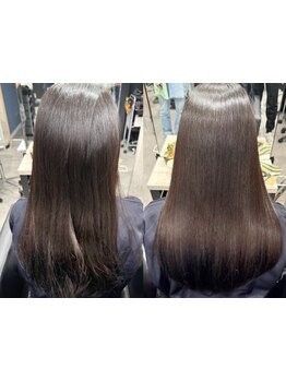 【難波3分/年中無休/9-22時】サラ艶髪で色っぽヘアーに◎髪にダメージレスな《チューニング》がオススメ★