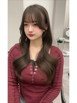 リッカ(LICCA) (licca内堀素代香)透明感カラー×ブラウンカラー×前髪