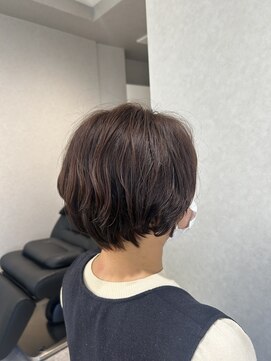 【加藤】コテ巻き風パーマ☆ニュアンスショート