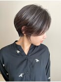 30代40代50代から支持◎ 丸みショート 後頭部ふんわり