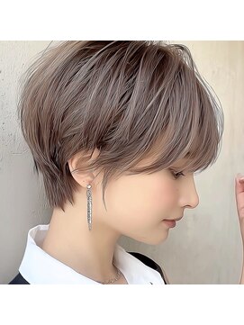 モンド ヘアクリエーション 和田店(monde hair creation) 【monde】丸みショート×小顔カット×髪質改善
