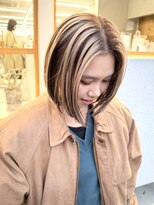 トゥコ(tuco)&nbsp;切りっぱなしボブアンブレラアンブレラカラーデザインインナー