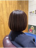 内巻きボブ