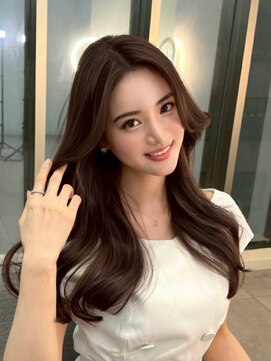 ヌイ 横浜(nui) イメチェンピンクベージュ前髪