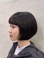 ピークアブー 表参道(PEEK-A-BOO) 丸みショート×ダークブラウン