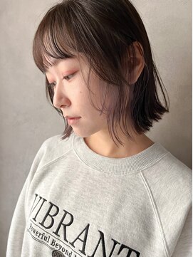 パーク(PAAQ) 藤沢/インナーカラー/レイヤーボブ/切っぱなし