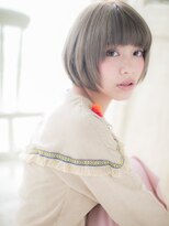 モッズヘア 福岡天神店 mod's天神/小顔ぱっつん前髪ハイトーンカラー大人ショートヘアb
