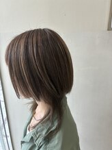 ピエドプールポッシュ(PiED DE POULE POCHE)&nbsp;白髪もデザインに◎覚醒ハイライト