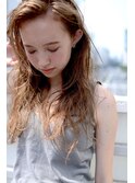 ash beige×perm mix