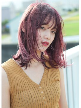 ヘアスタジオハレ(hair studio HALE) ピンクバイオレットグラデーションカラー☆