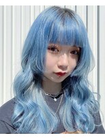 チックタック モーガン エアライン(TICK-TOCK MORGAN airline)&nbsp;【MORGAN】アイスブルーロングウルフ