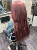 くすみピンク　ロングエクステTRICKstyle！