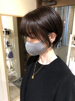 ワンバイワンクラッカ(one by one CLACCA)&nbsp;綺麗なシルエット　ラウンドショートボブ