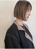 切りっぱなしボブ