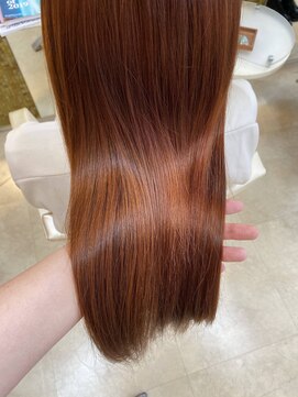 フォルテ 榛原パームス店 前髪アンブレラカラーこなれミディイメチェンウェーブパーマ