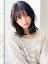 アグ ヘアー ワース 新発田ミッドタウン小舟店(Agu hair worth) 《Agu hair》モテ前髪×くびれロブ