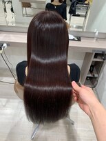 キュア 表参道(CURE)&nbsp;黒髪/グレージュカラー/ココアベージュ/ヘルシーロング[表参道]