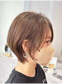 シルキーベージュ☆ショートボブ【suiw】昭和町/天王寺/阿倍野