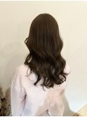 【透明感カラー】柔らかベージュブラウン