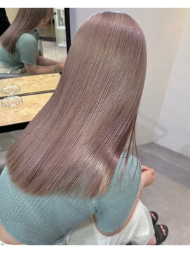 ベレーザシェルト(Beleza scelto) 5147ミルクティーアッシュ艶髪シルキーベージュグレーベージュ
