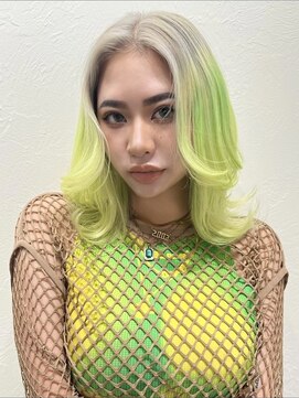 アルファバイオリカ(ALPHA by ORIKA) ライムグリーングラデーション