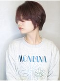 天神【BIRTH】20代30代美髪×ピンクブラウン×ショートボブ