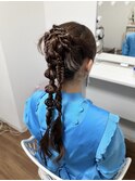変形編みおろし×カチモリ風