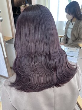 エルバイラビス 大宮(elu by lovis) 《chihina》ピンクラベンダー/暖色カラー/艶カラー/韓国/大宮