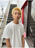 スパイキーショート メンズショート ベリーショート 金髪