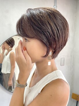 ルーファス 恵比寿 渋谷(Ruufus) 白髪ぼかしハイライト/ショート/30代40代【Ruufus】