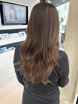 エアー 神戸(AIR) 白髪ぼかし/ロングヘア/グレージュカラー/30代40代50代