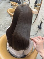 ロンドアジュール 横浜(Lond azur)&nbsp;イメチェン外ハネボブ美髪ワイドバング顔周りレイヤーカット