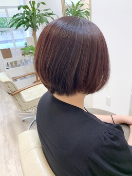 髪質改善矯正×ショートボブ