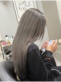外国人風シルバーバレイヤージュ