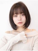 暗めグレージュ/20代30代大人かわいい/レイヤーカット