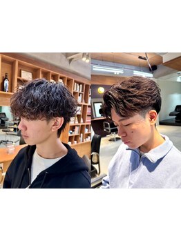 メンズパーマといえば”Attract”無造作なおしゃれスタイルに―。【津田沼/津田沼駅/メンズ/メンズパーマ】