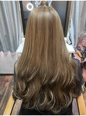 ハイトーンから～やわらかいミルクティーベージュにトーンダウン