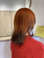 ルルバイアズール 草加店(LULU by azule)&nbsp;狐カラー，オレンジ，デザインカラー【草加】